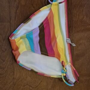 Victoria's Secret Multicolor Striped Kids Bikini Bottom